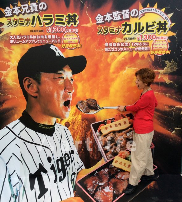 阪神甲子園球場「金本監督」