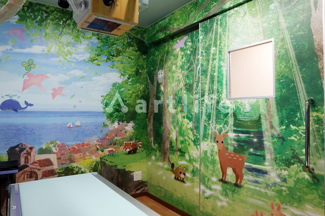 はしむら小児科 院内壁画