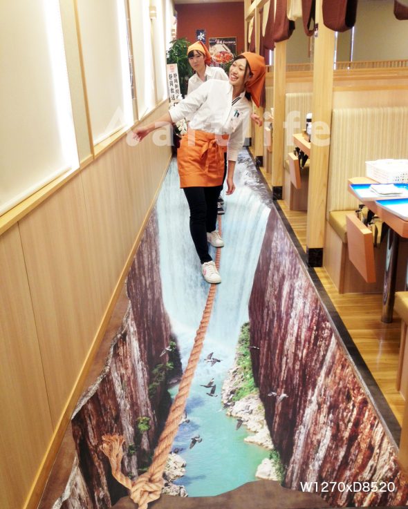 空飛ぶ流れ鮨チェーン１（静岡鮨店）